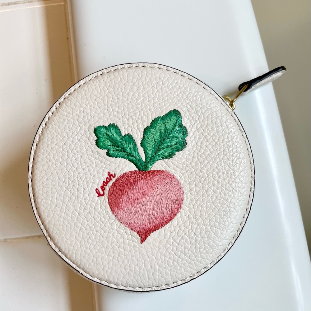 COACH Brand new, adorable radish coin purse